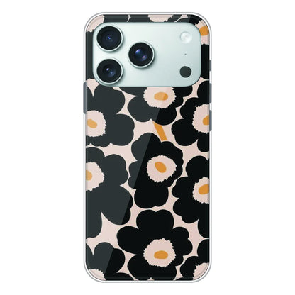 Bold Black Daisy Bloom - Printed Silicone Case For Apple iPhone 17 Pro
