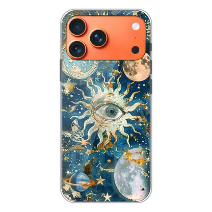 Mystic Cosmic Eye Galaxy - Printed Silicone Case For Apple iPhone 17 Pro Max