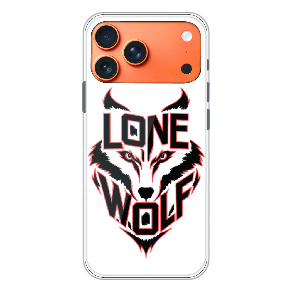 Lone Wolf Power Art - Printed Silicone Case For Apple iPhone 17 Pro Max