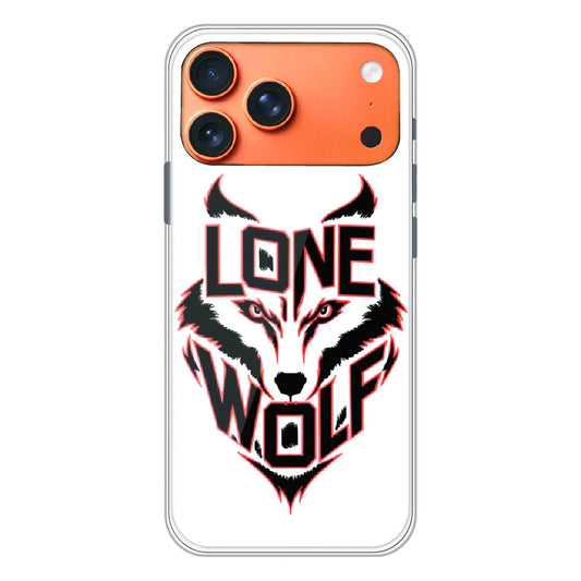 Lone Wolf Power Art - Printed Silicone Case For Apple iPhone 17 Pro Max
