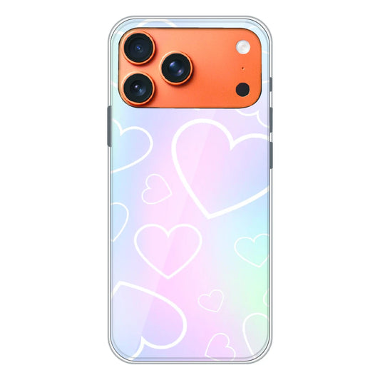 Pastel Heart Dream - Printed Silicone Case For Apple iPhone 17 Pro Max