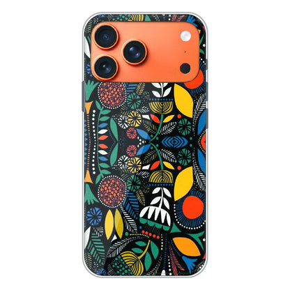 Folk Floral Night Garden - Printed Silicone Case For Apple iPhone 17 Pro Max