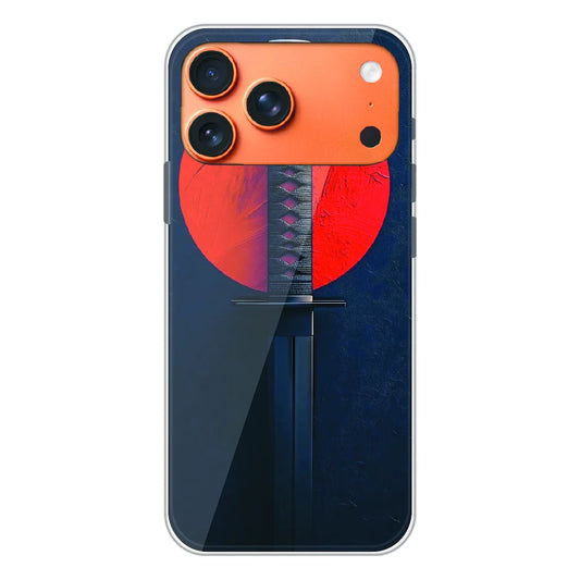 Katana Minimal Japanese Aesthetic - Printed Silicone Case For Apple iPhone 17 Pro Max