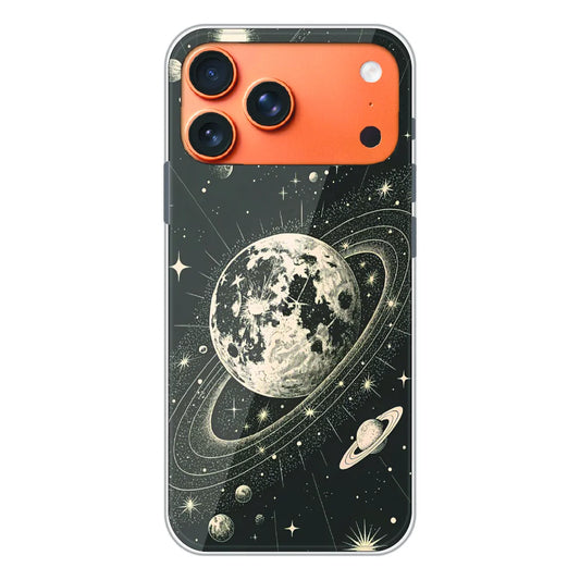 Celestial Planet Orbit - Printed Silicone Case For Apple iPhone 17 Pro Max