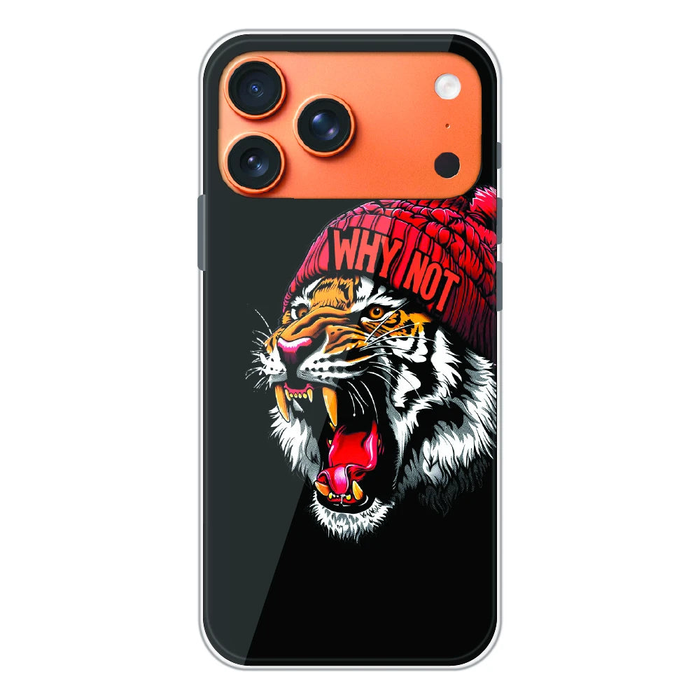 Why Not Tiger Street Art - Printed Silicone Case For Apple iPhone 17 Pro Max