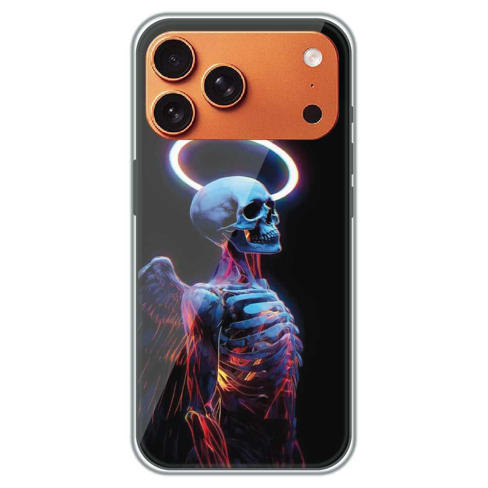 Angel Skeleton - Printed Silicone Case for Apple iPhone 17 Pro Max