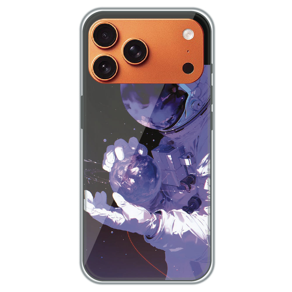 Astronaut in Space - Printed Silicone Case for Apple iPhone 17 Pro Max