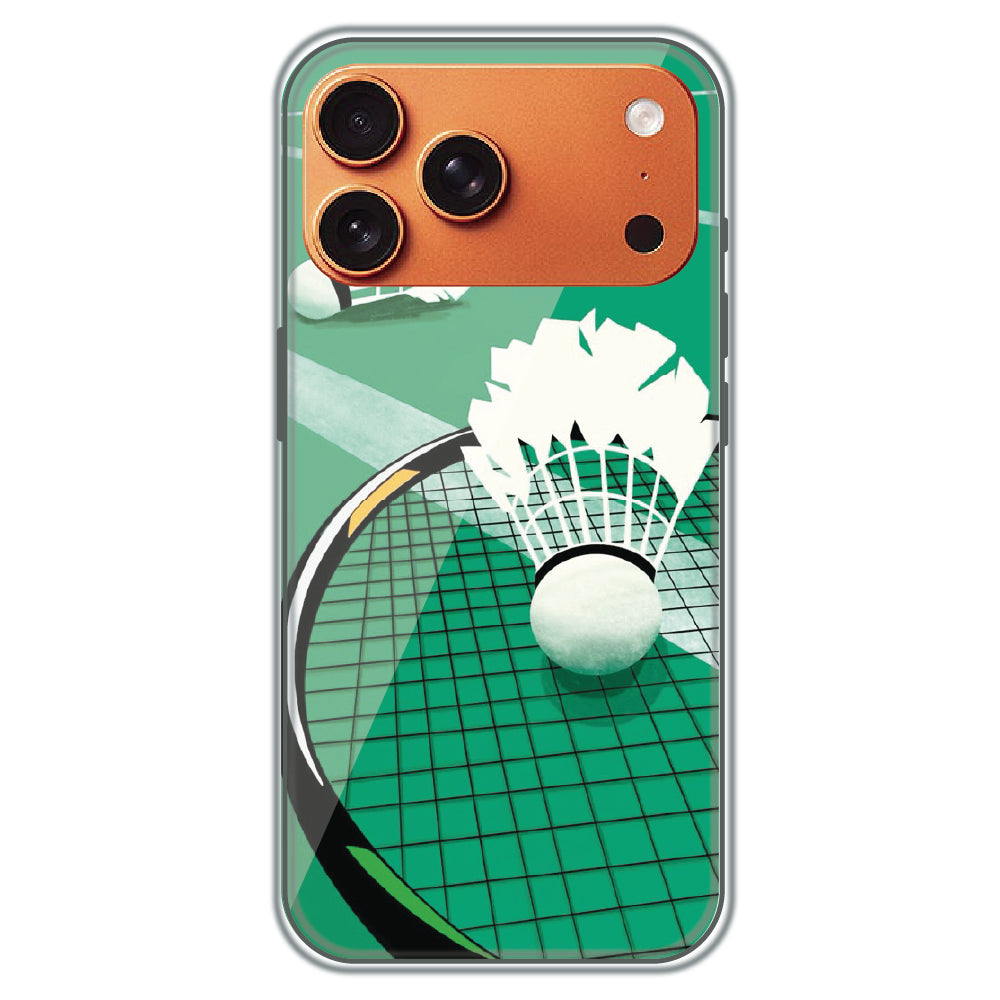 Badminton Smash - Printed Silicone Case for Apple iPhone 17 Pro Max