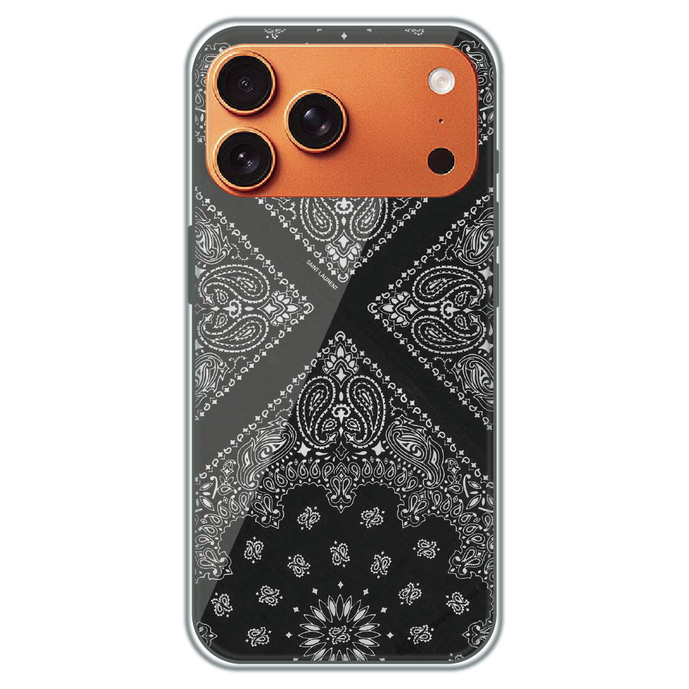 Black Bandana - Printed Silicone Case for Apple iPhone 17 Pro Max