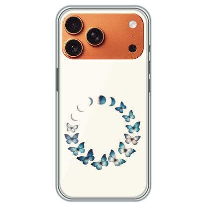 Butterfly Moon Cycle - Printed Silicone Case for Apple iPhone 17 Pro Max