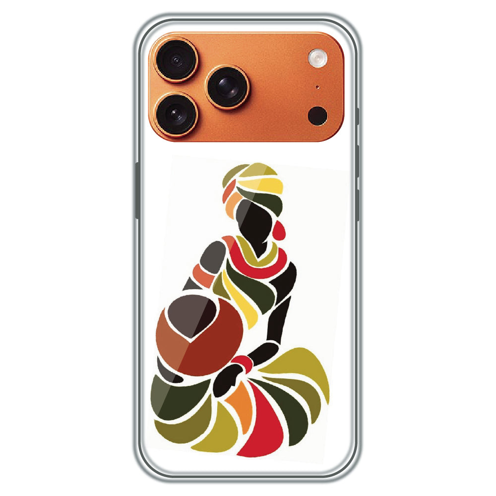 Colorful Silhouette - Printed Silicone Case for Apple iPhone 17 Pro Max
