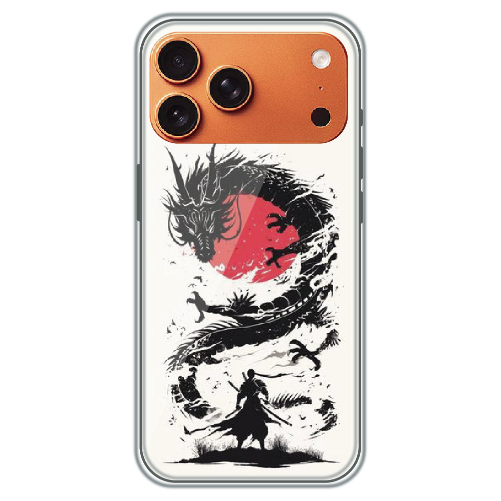 Dragon Samurai - Printed Silicone Case for Apple iPhone 17 Pro Max