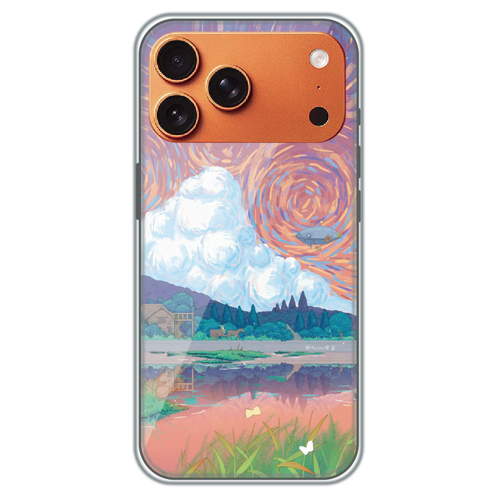 Dreamy Countryside - Printed Silicone Case for Apple iPhone 17 Pro Max