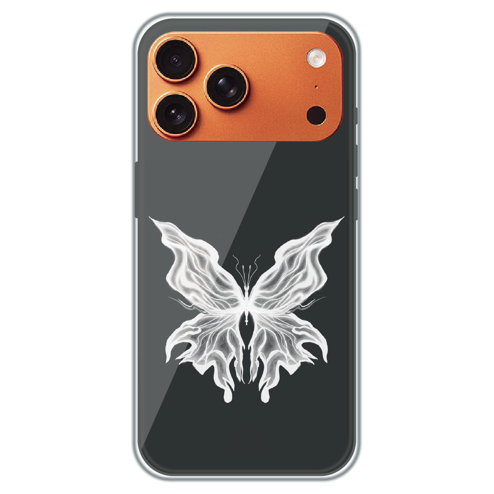 Ghost Butterfly - Printed Silicone Case for Apple iPhone 17 Pro Max