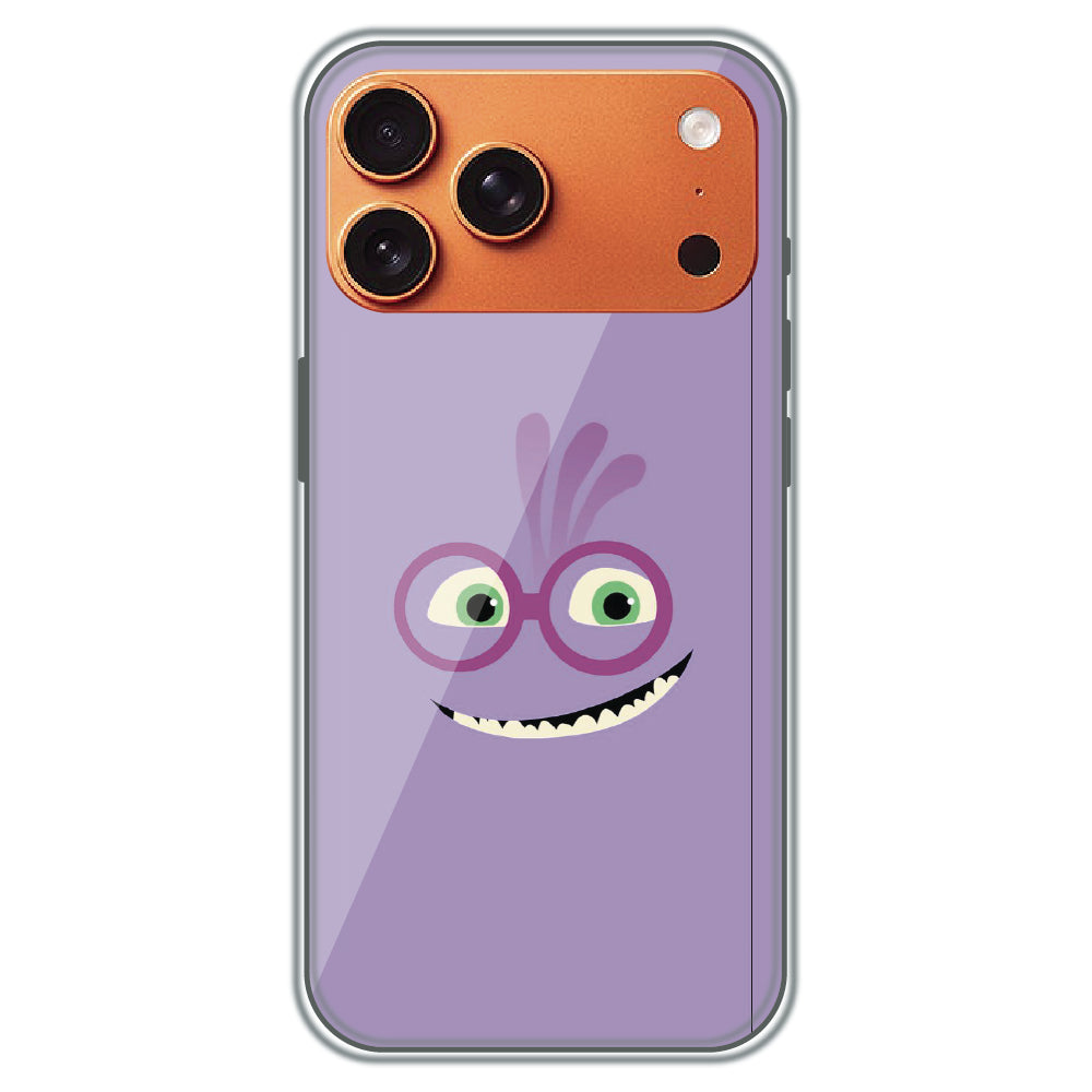 Grinning Purple Monster - Printed Silicone Case for Apple iPhone 17 Pro Max