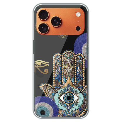 Hamsa Protection - Printed Silicone Case for Apple iPhone 17 Pro Max