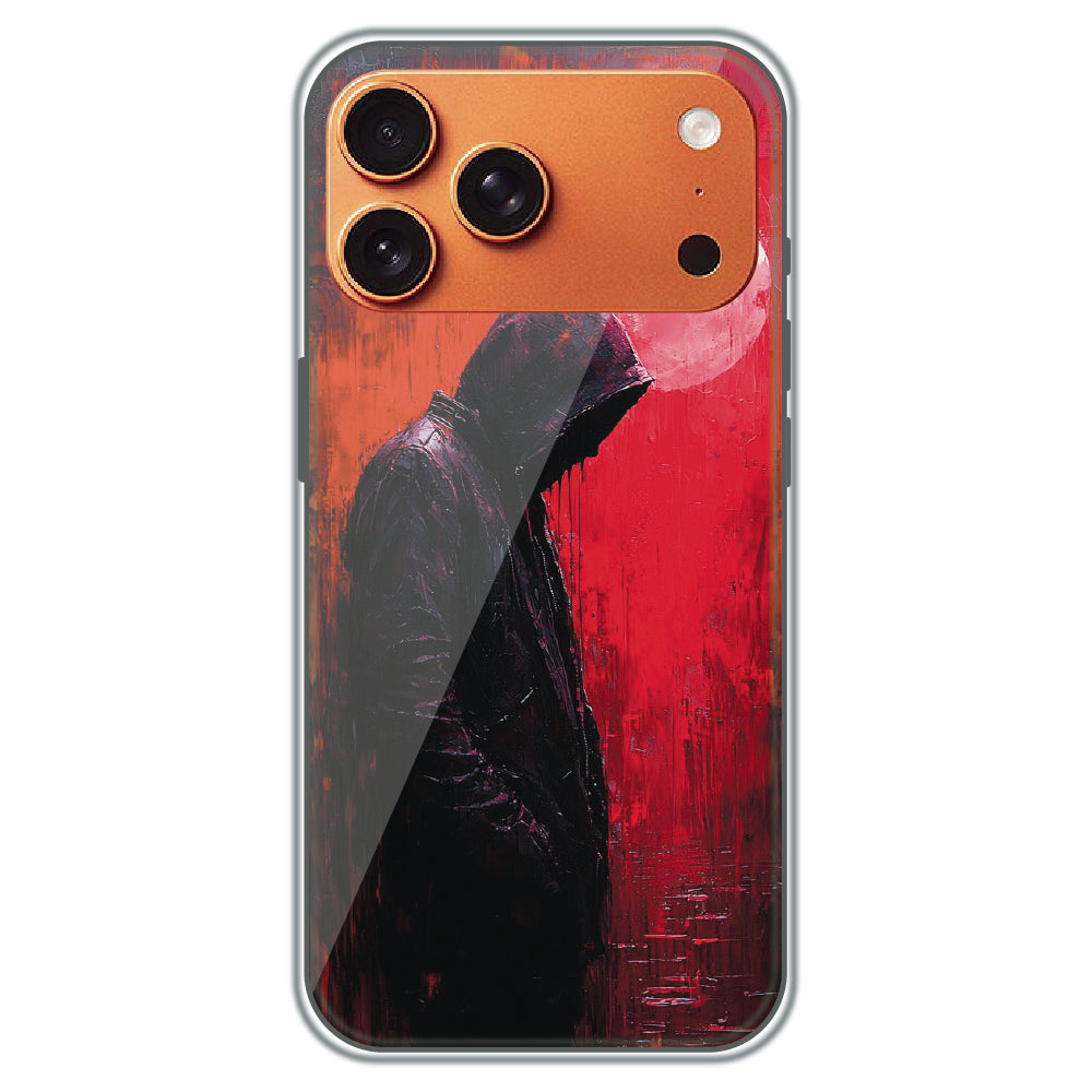 Hooded Silhouette - Printed Silicone Case for Apple iPhone 17 Pro Max