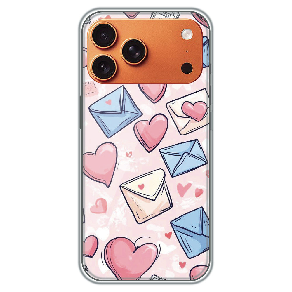 Love Letters - Printed Silicone Case for Apple iPhone 17 Pro Max