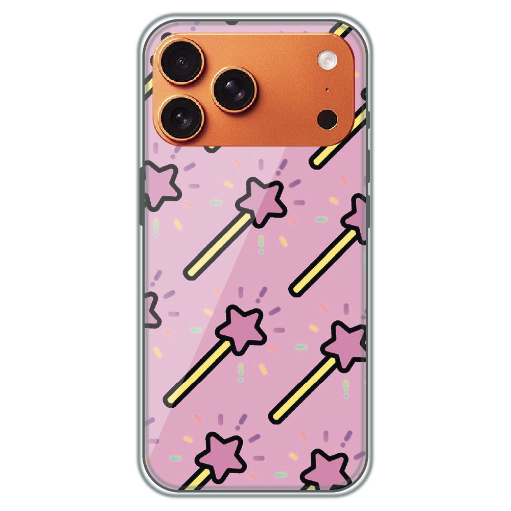 Magic Star Wands - Printed Silicone Case for Apple iPhone 17 Pro Max