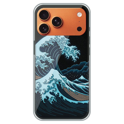Midnight Tsunami - Printed Silicone Case for Apple iPhone 17 Pro Max