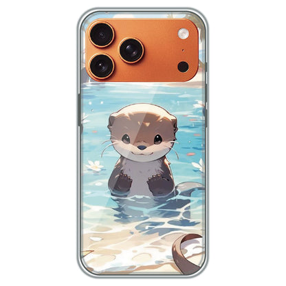 Ocean Otter Buddy - Printed Silicone Case for Apple iPhone 17 Pro Max