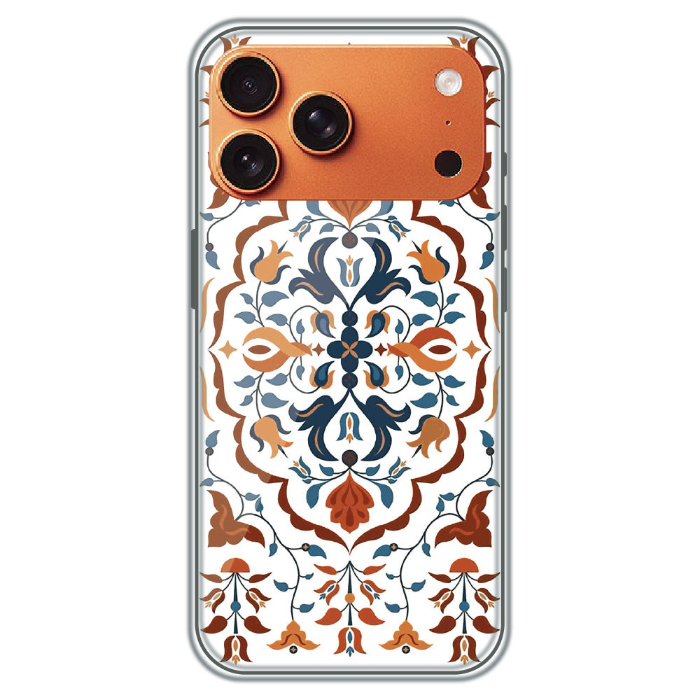 Ottoman Floral Medallion - Printed Silicone Case for Apple iPhone 17 Pro Max