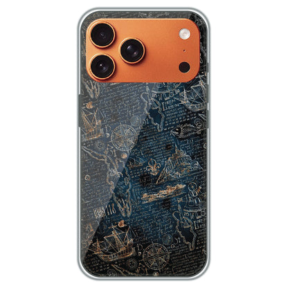 Pirate's Treasure Map - Printed Silicone Case for Apple iPhone 17 Pro Max