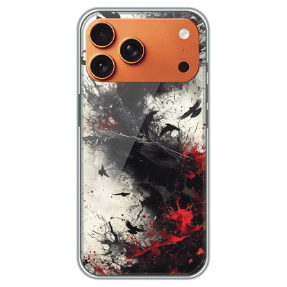 Scarlet Shadows - Printed Silicone Case for Apple iPhone 17 Pro Max