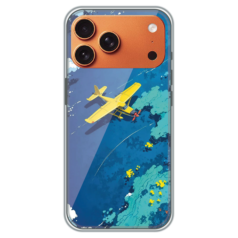 Seaplane Over Reef - Printed Silicone Case for Apple iPhone 17 Pro Max