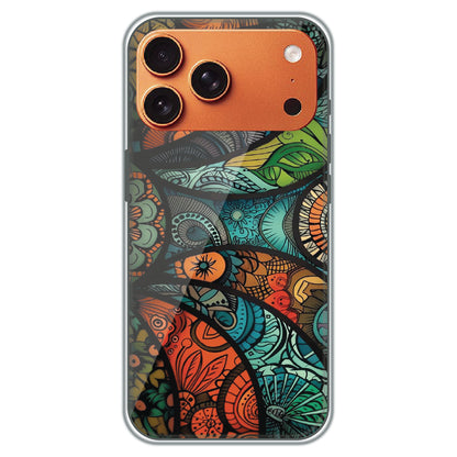 Stained Glass Paisley - Printed Silicone Case for Apple iPhone 17 Pro Max