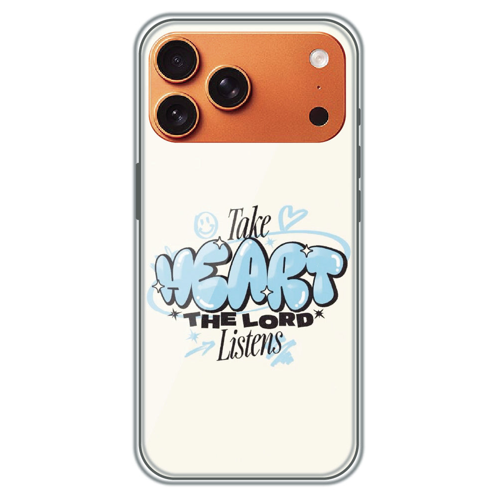 Take Heart - Printed Silicone Case for Apple iPhone 17 Pro Max