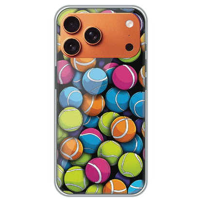 Tennis Ball Pile - Printed Silicone Case for Apple iPhone 17 Pro Max