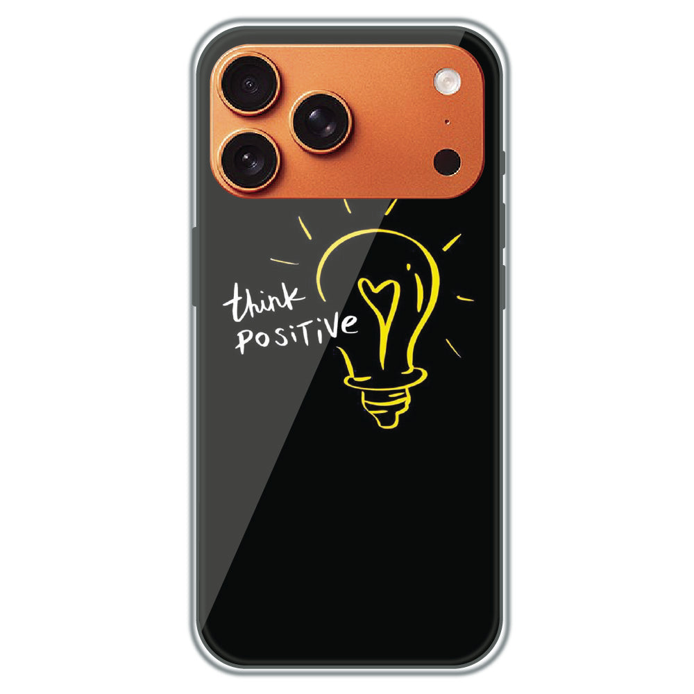 Think Positive - Printed Silicone Case for Apple iPhone 17 Pro Max