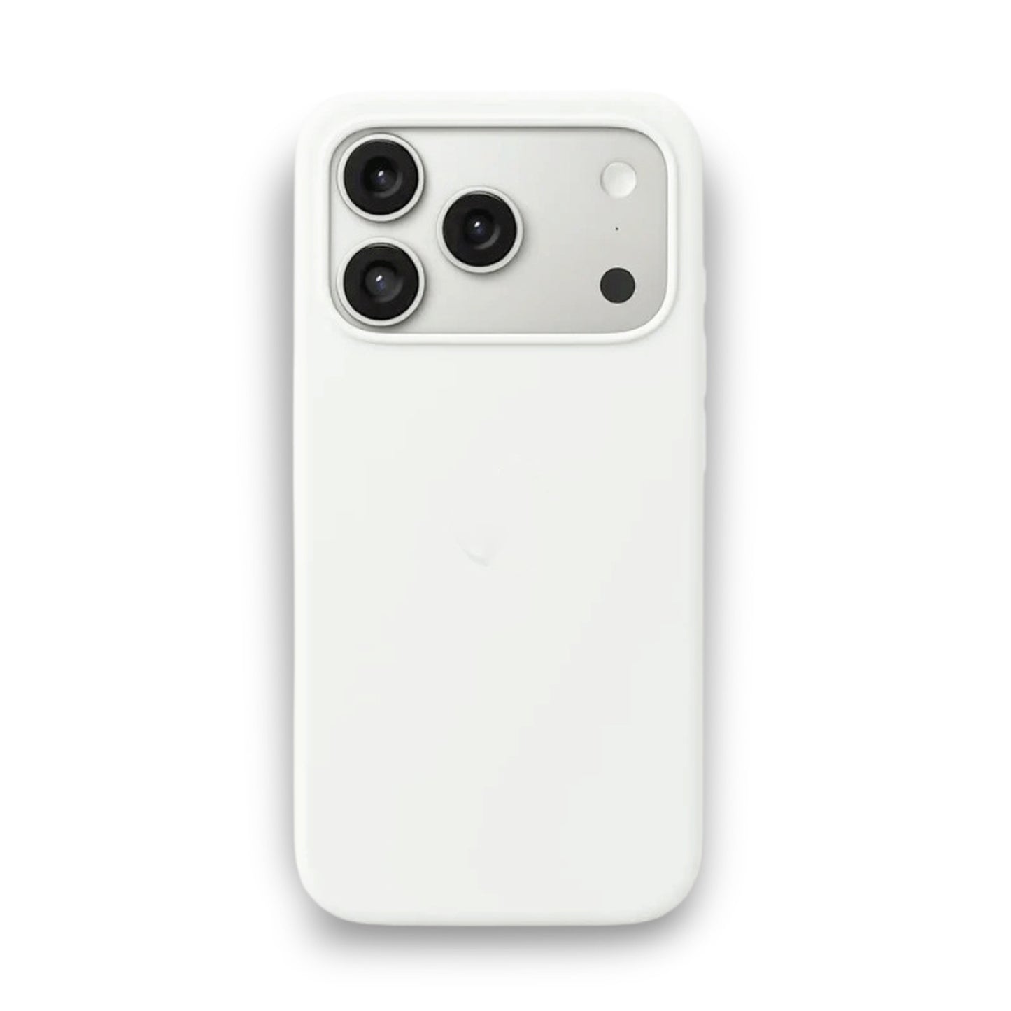 White Liquid Silicone Case For Apple iPhone Models