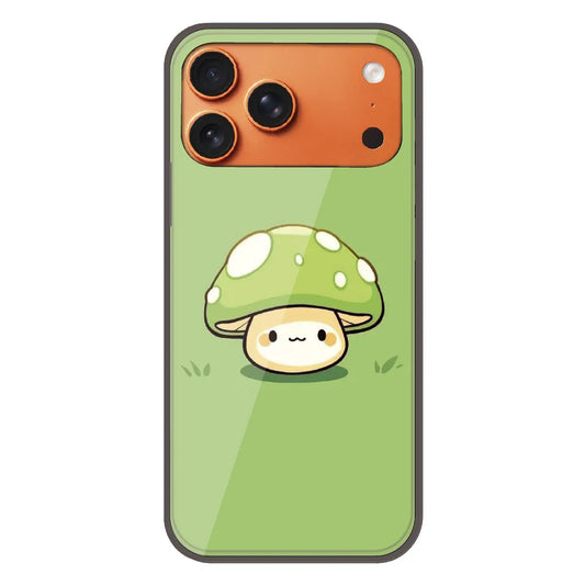 Cute Mushroom Character - Printed Silicone Case For Apple iPhone 17 Pro Max