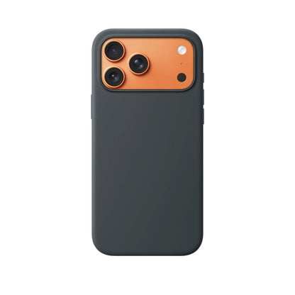 Black Liquid Silicone Case For Apple iPhone Models