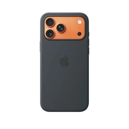 Black Liquid Silicone Case For Apple iPhone 17 Pro Max