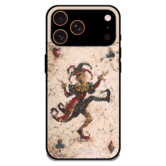 Abstract Dancing Figure Art - Glossy Metal Silicone Case For Apple iPhone 17 Pro Max