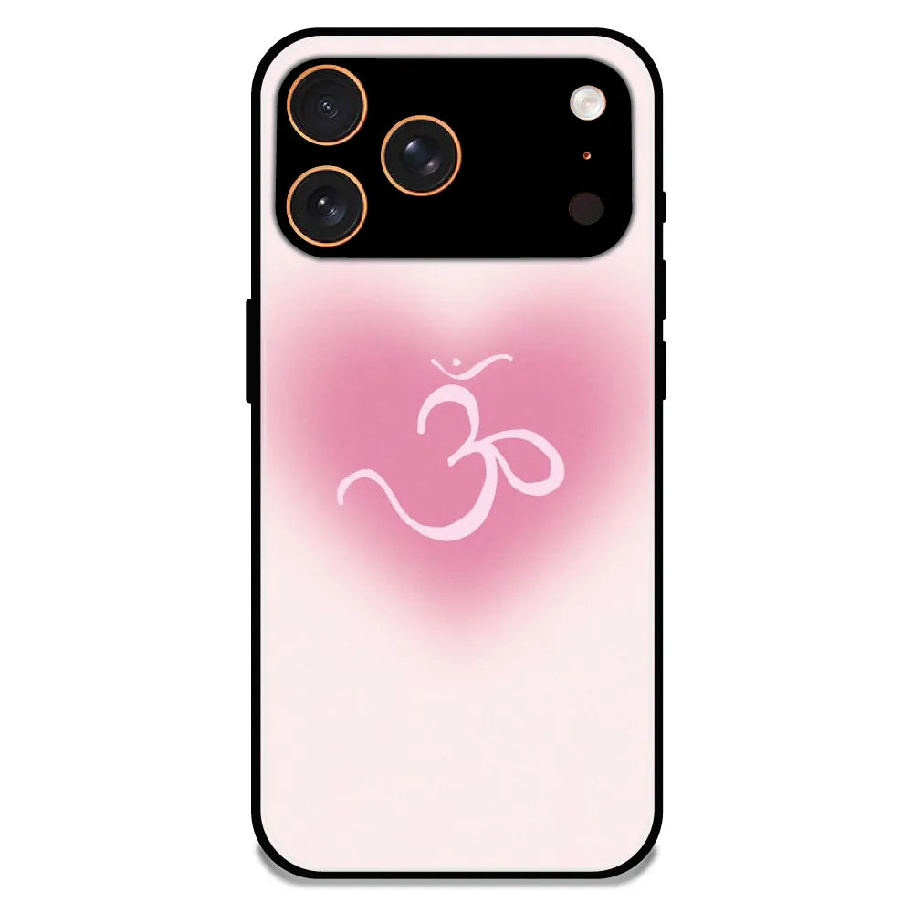 Spiritual Minimal Aesthetic - Glossy Metal Silicone Case For Apple iPhone 17 Pro Max