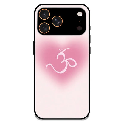 Spiritual Minimal Aesthetic - Glossy Metal Silicone Case For Apple iPhone 17 Pro Max