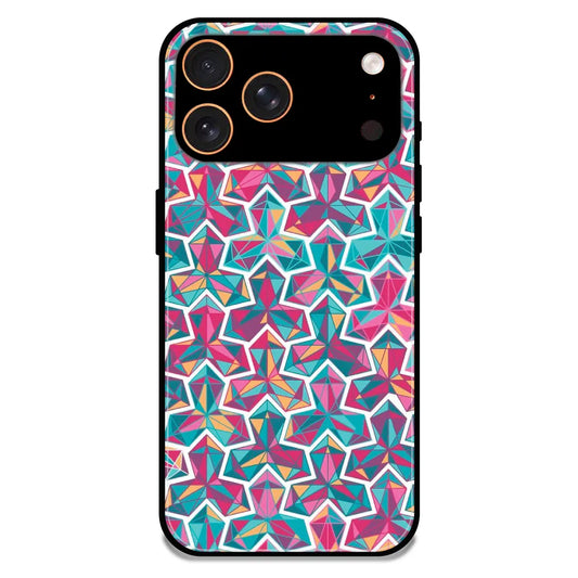 Colorful Abstract - Glossy Metal Silicone Case For Apple iPhone 17 Pro Max