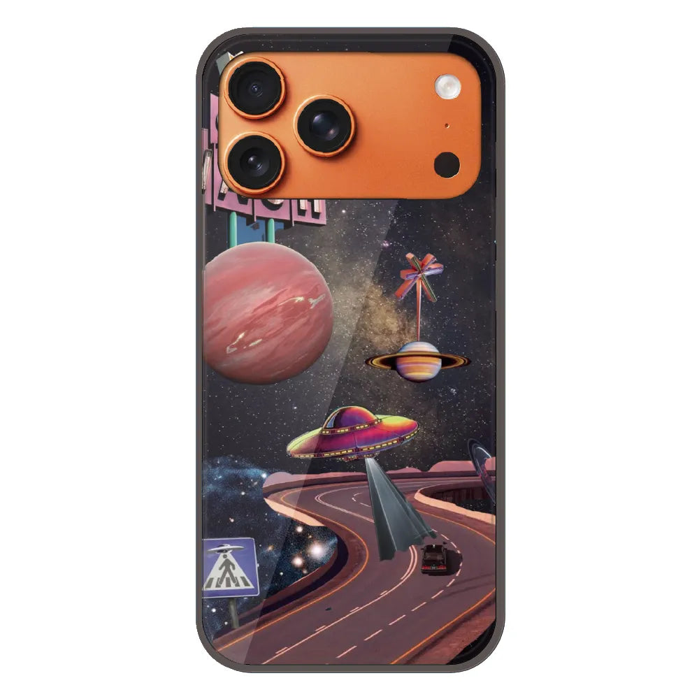 Cosmic Aesthetic - Printed Silicone Case For Apple iPhone 17 Pro Max