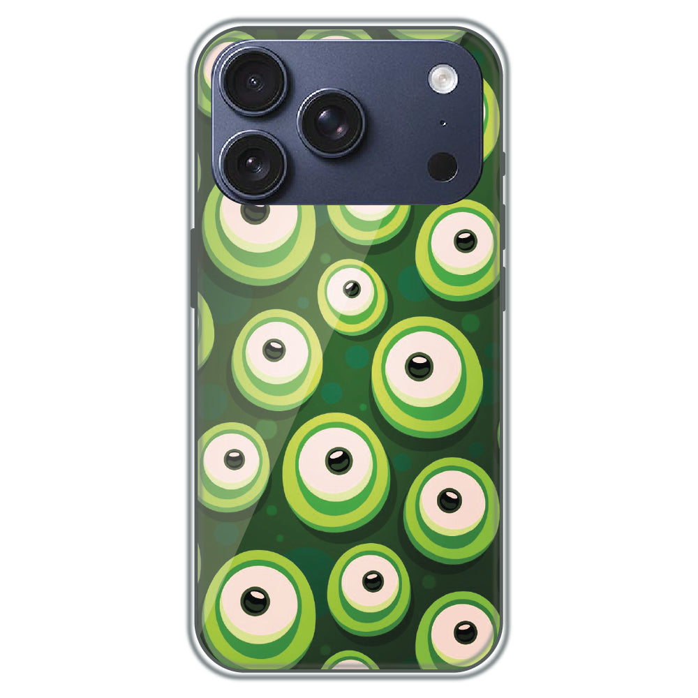Alien Eyes - Printed Silicone Case for Apple iPhone 17 Pro