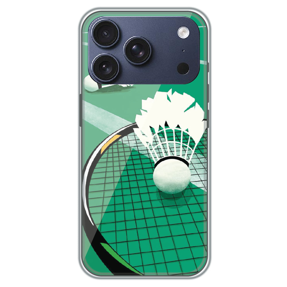 Badminton Smash - Printed Silicone Case for Apple iPhone 17 Pro