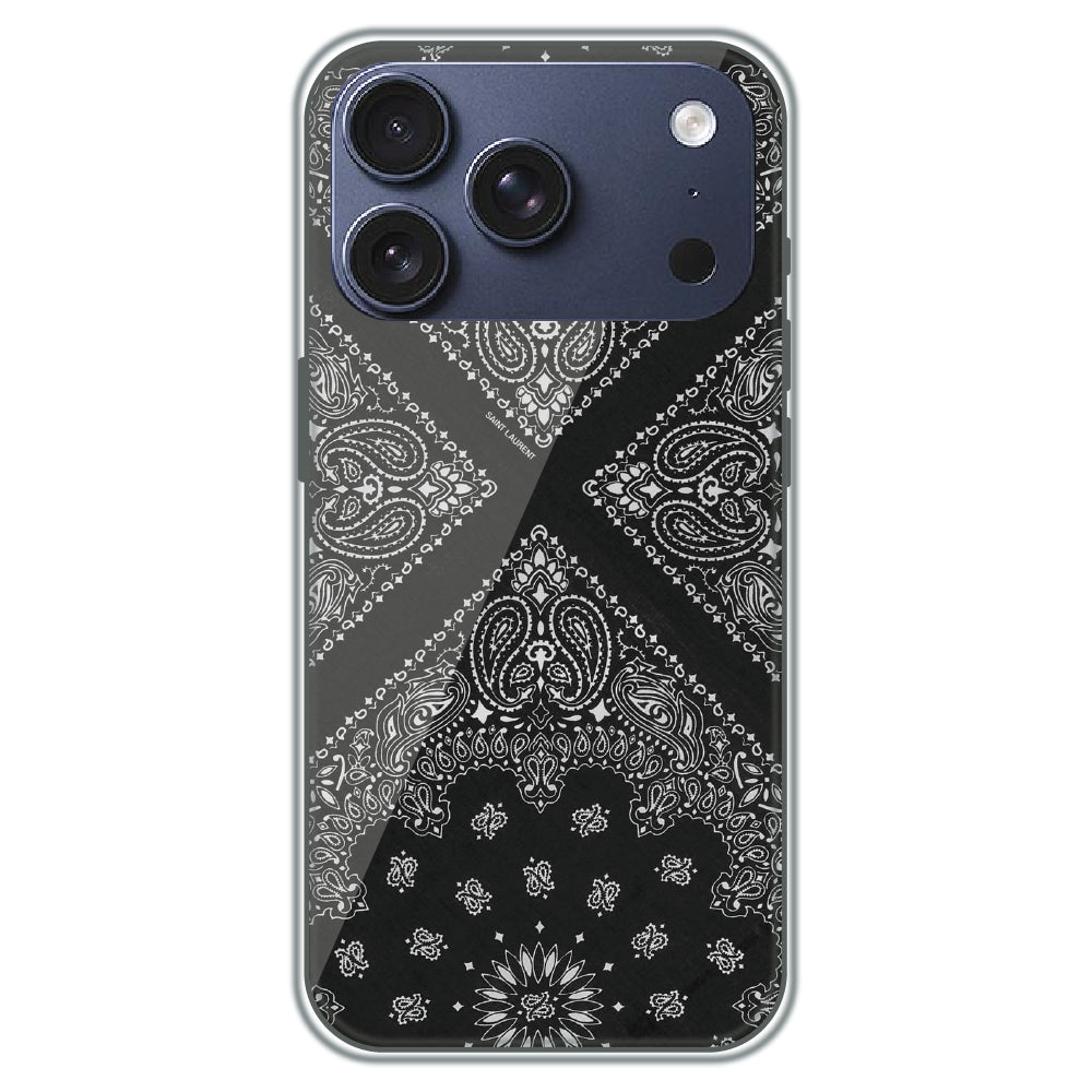 Black Bandana - Printed Silicone Case for Apple iPhone 17 Pro