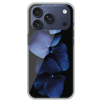 Blue Hydrangea - Printed Silicone Case for Apple iPhone 17 Pro