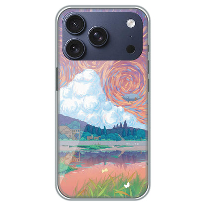 Dreamy Countryside - Printed Silicone Case for Apple iPhone 17 Pro