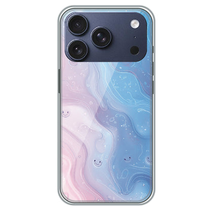 Dreamy Marble Smiles - Printed Silicone Case for Apple iPhone 17 Pro