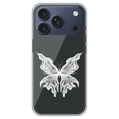 Ghost Butterfly - Printed Silicone Case for Apple iPhone 17 Pro