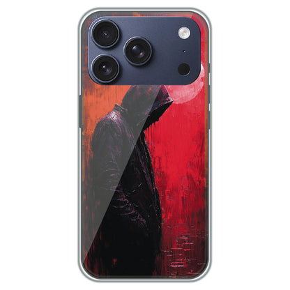 Hooded Silhouette - Printed Silicone Case for Apple iPhone 17 Pro